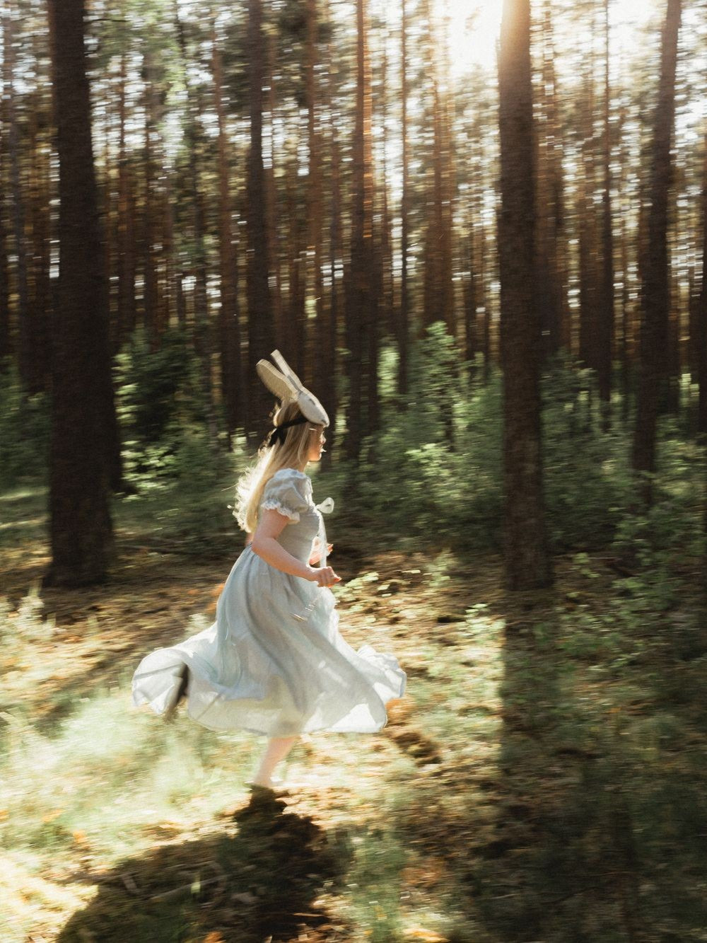 Monet Haze 26 | Fairy layered Linen Dress with pintucks