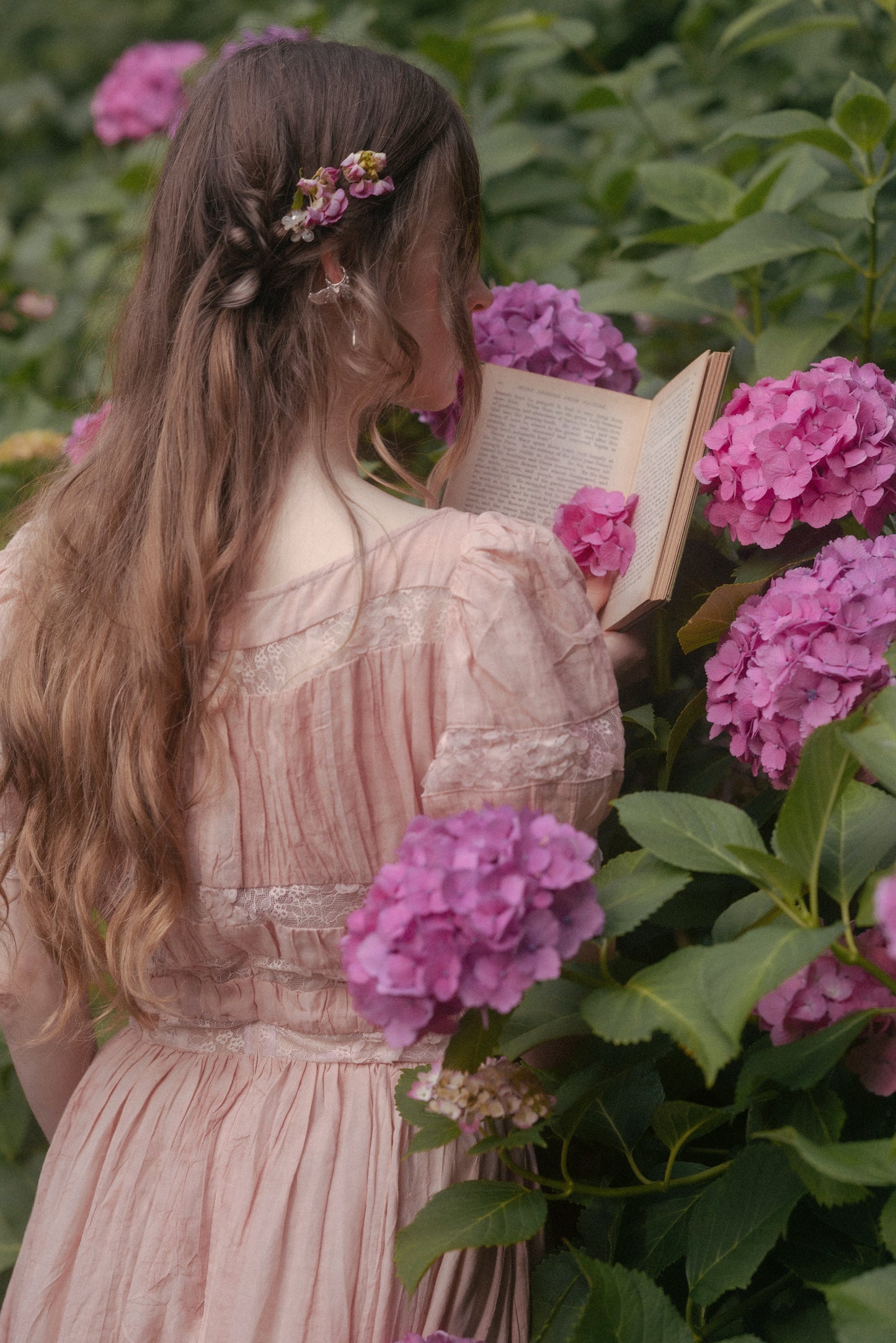 Dawn 17 | Lace Linen Dress Gown