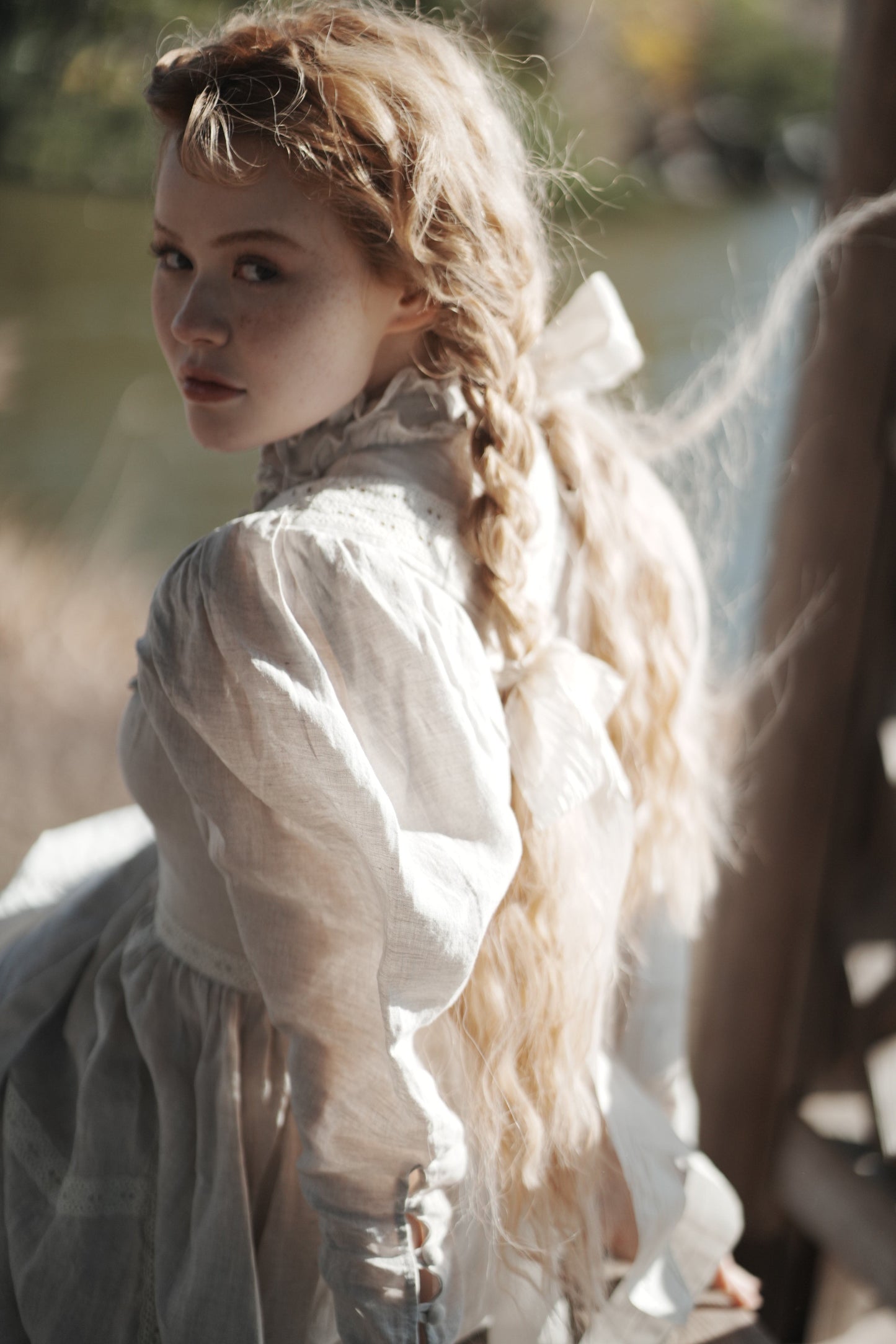 MARY 18 | VINTAGE LINEN DRESS GOWN