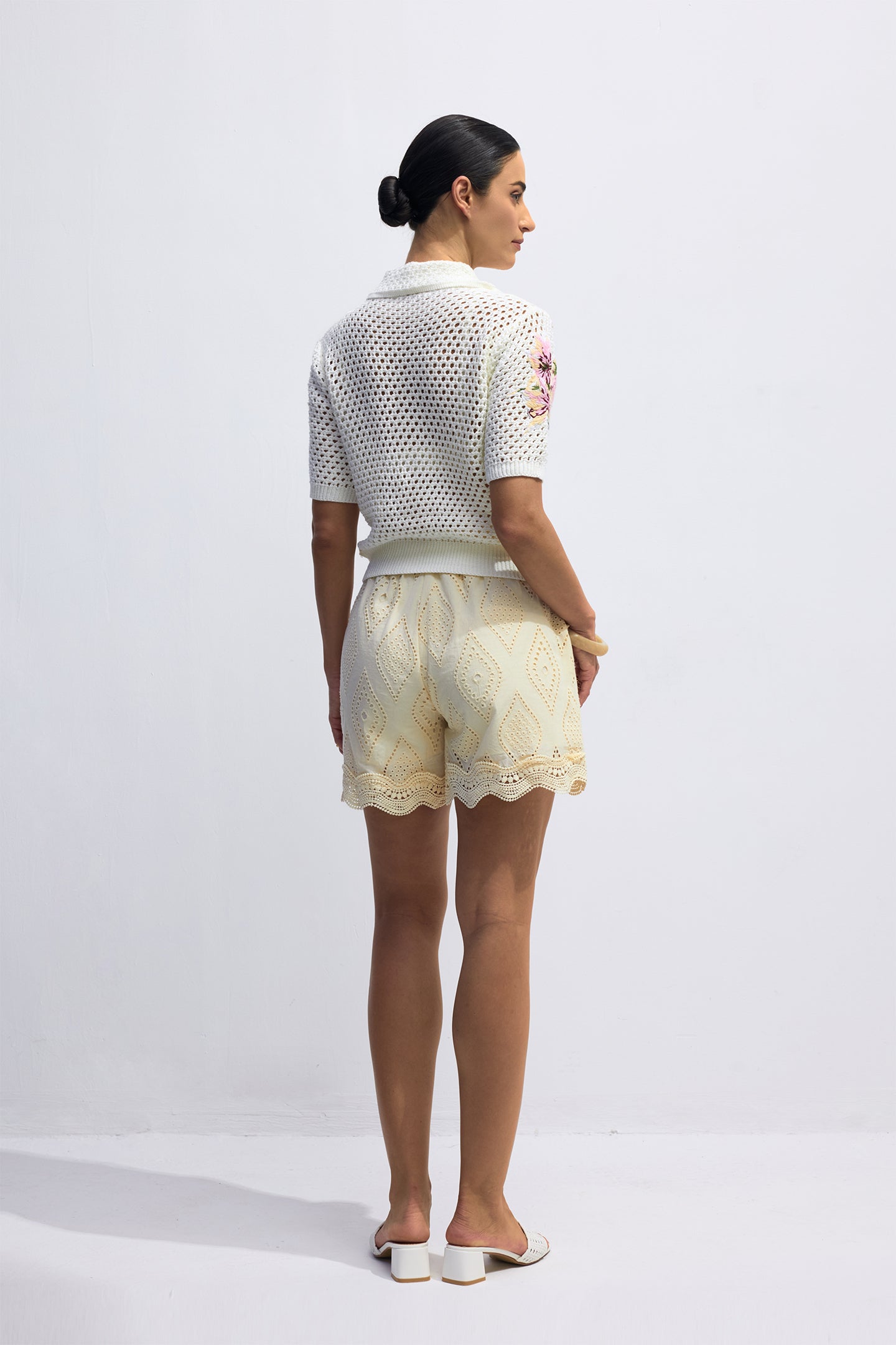 Lillian Floral Print Short Sleeve Cardigan