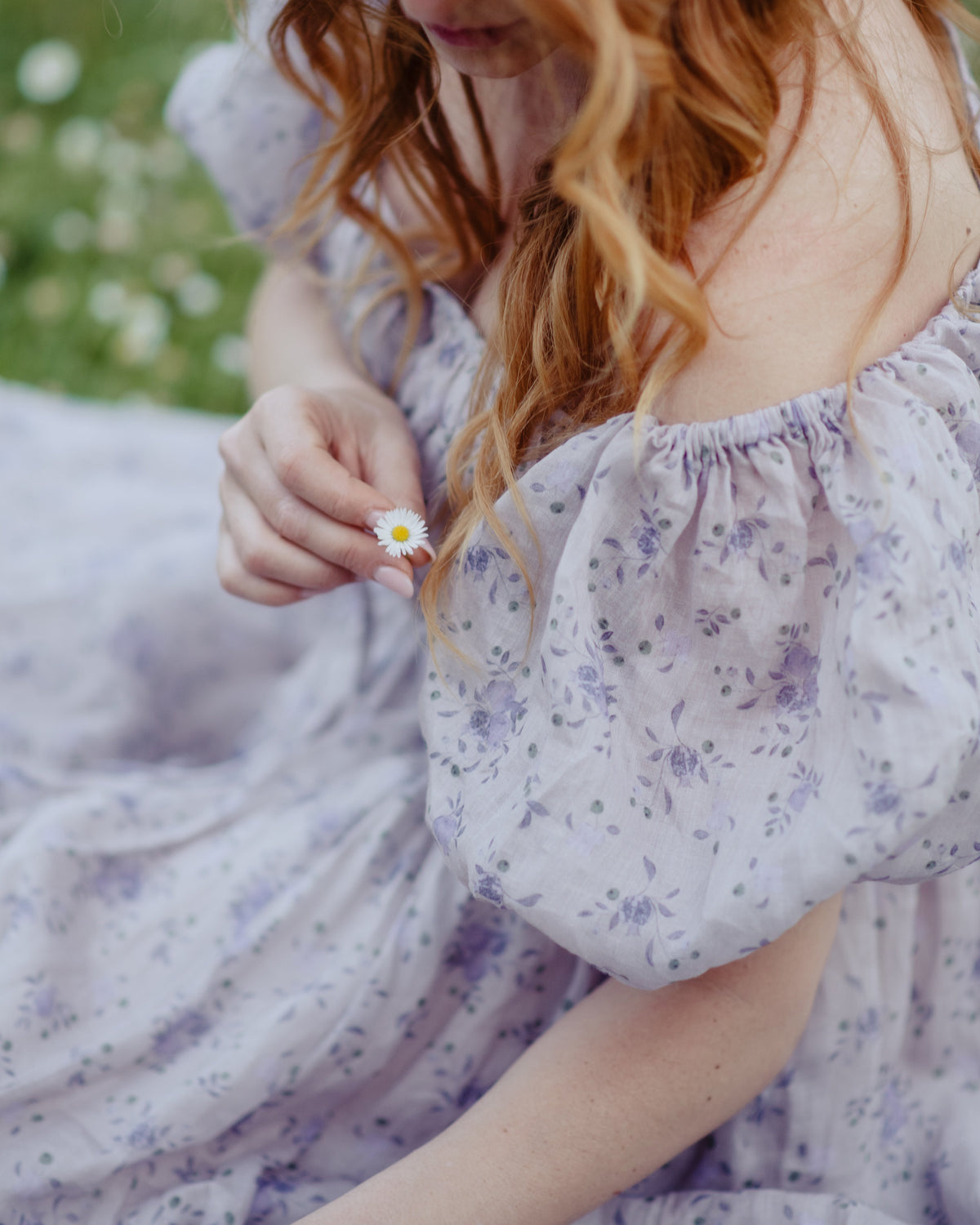 Alice 19 | Floral linen dress