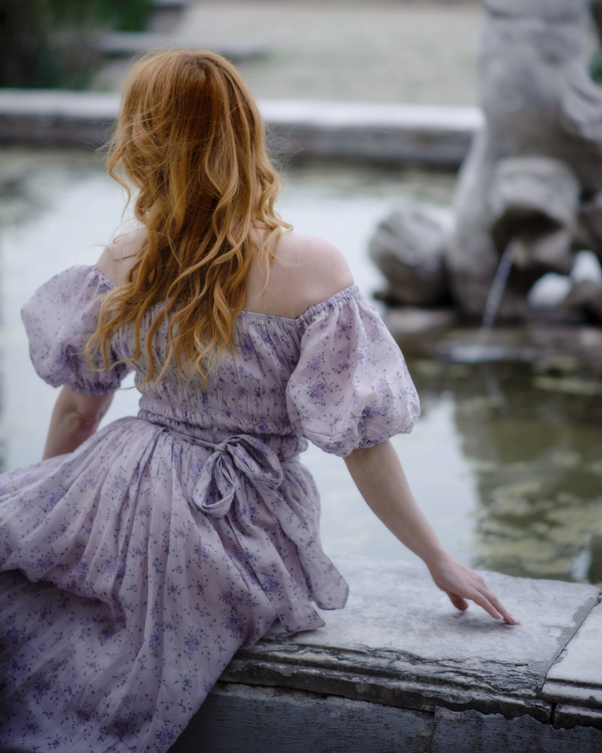 Alice 19 | Floral linen dress