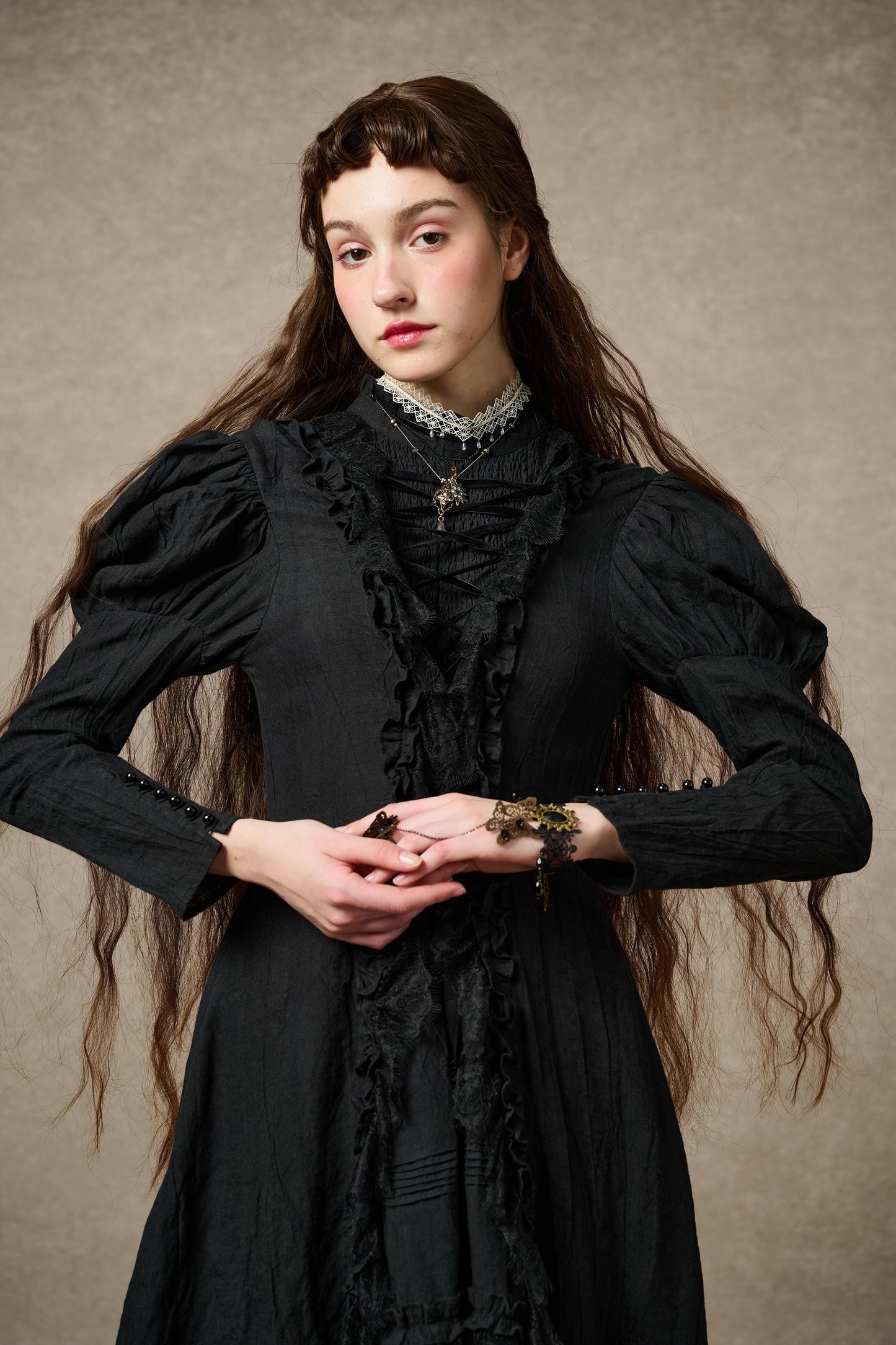Elizabeth 15 | Victorian Linen Dress