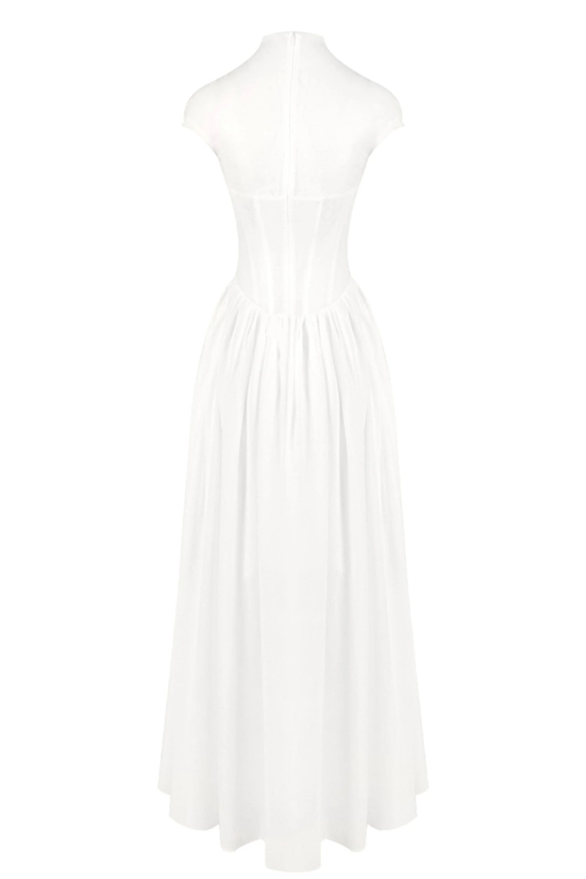 Alyssa Cap Sleeve Corset Maxi Dress