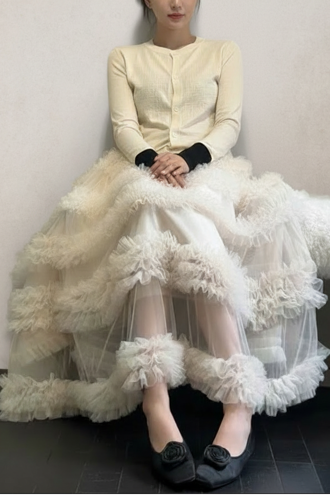 Sally 14 | Romantic layered Tulle Skirt